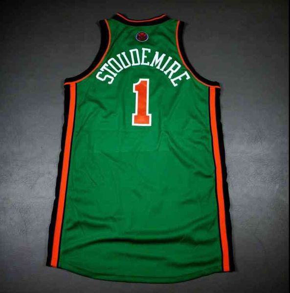 Tasarımcı Özel Basketbol Formaları Tasarımcı Ucuz Jersey Nadir Erkekler Gençlik Kadın Vintage Amare Stoudemire St. Patrick's Günü Retro Lise Boyutu S-5XL Herhangi bir isim veya numara