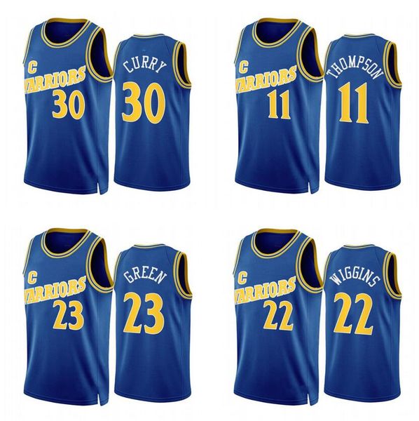 

basketball jersey stephen curry klay thompson andrew wiggins poole draymond green 2022-23 new season men youth city jerseys in stock blue, Black;red