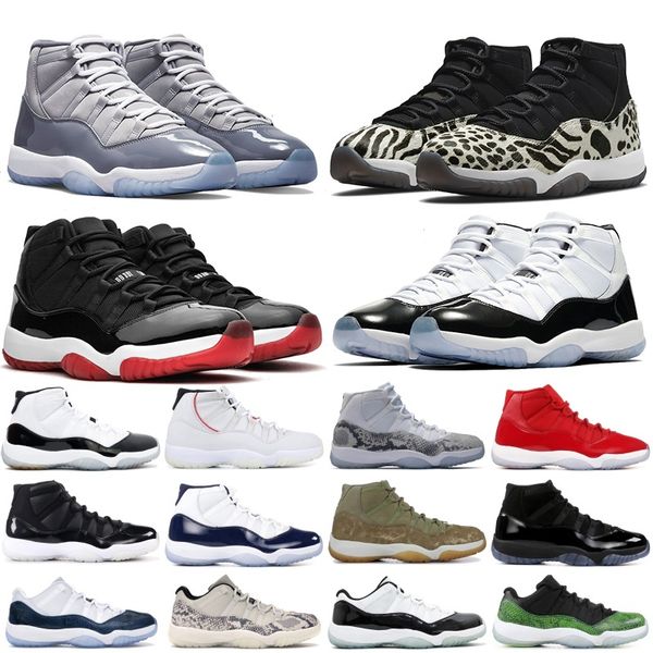 

jumpman 11 11s boots 1s 4s 25th anniversary concord men basketball shoes game reverse flu mens women sports sneakers size 36-45, Black