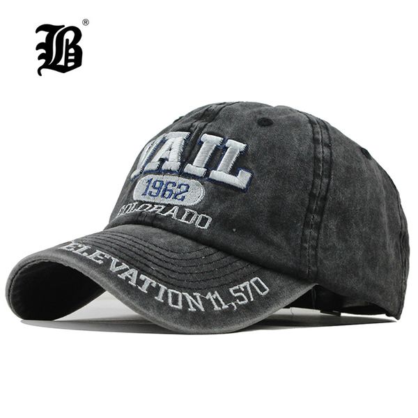 

[flb] washed cotton baseball cap hat for men women dad hat embroidery casual cap casquette hip hop cap f311 220505, Blue;gray