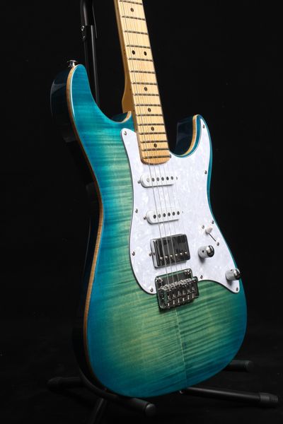

tom anderson vision double rocking chair electric guitar tiger maple high quality