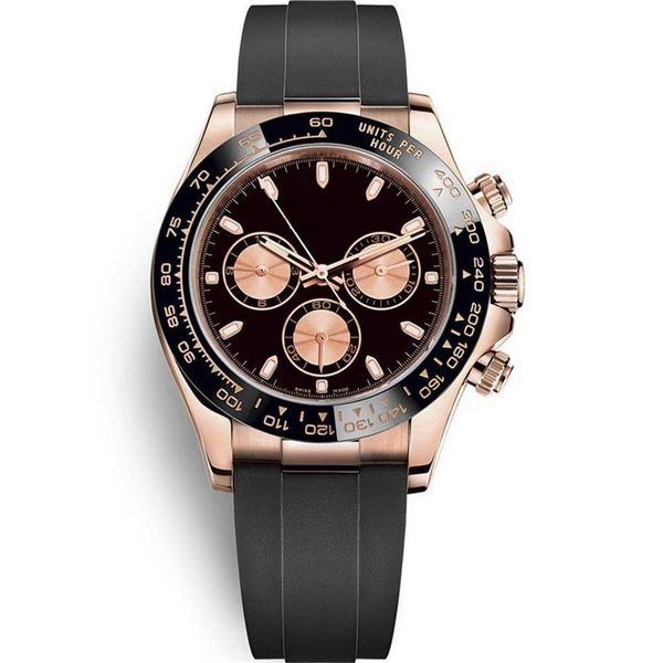 

automatic men watches luxury sports style rose gold men's mechanical wristwatch relojes de lujo para hombre276h, Slivery;brown