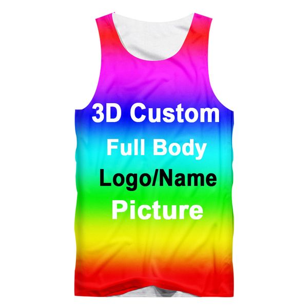 Уджви мужская спортивная одежда Soublimatedskull Vest 3D Full Print