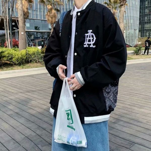 

women's jackets designer sweater spring and autumn loose oversize thin design sense of minority baseball suit cardigan jacket fashion y, Black;brown