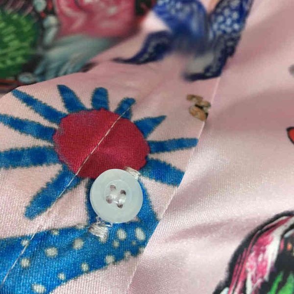 

early spring 2022 new style fashion printed long sleeve shirt, White