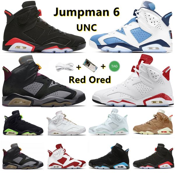 

jumpman 6 6s basketball shoes unc mint foam cactus jack electric green gold hoops bordeaux black infrared floral red oreo midnight men train
