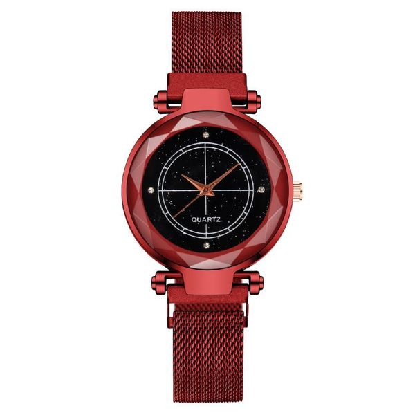 Orologi da polso Quarzo rotondo retrò Quadrante innovativo Orologi da polso casual Cinturino in rete inossidabile Orologio alla moda Orologio da polso impermeabile per donna