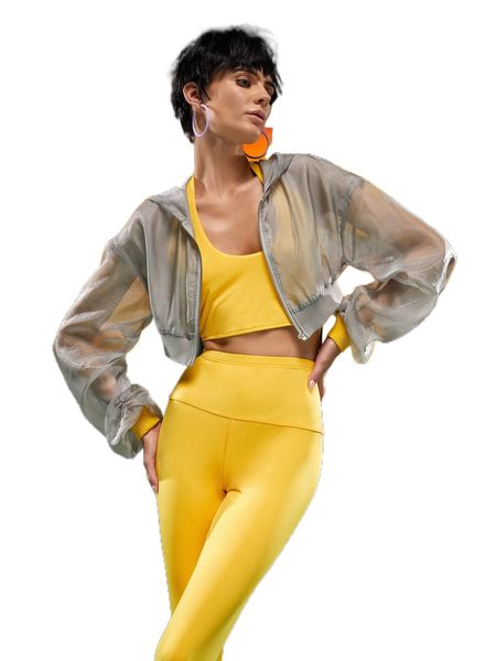 

x juan carlos anglerÃ³ zip up hooded mesh jacket n0w4#, Black;brown