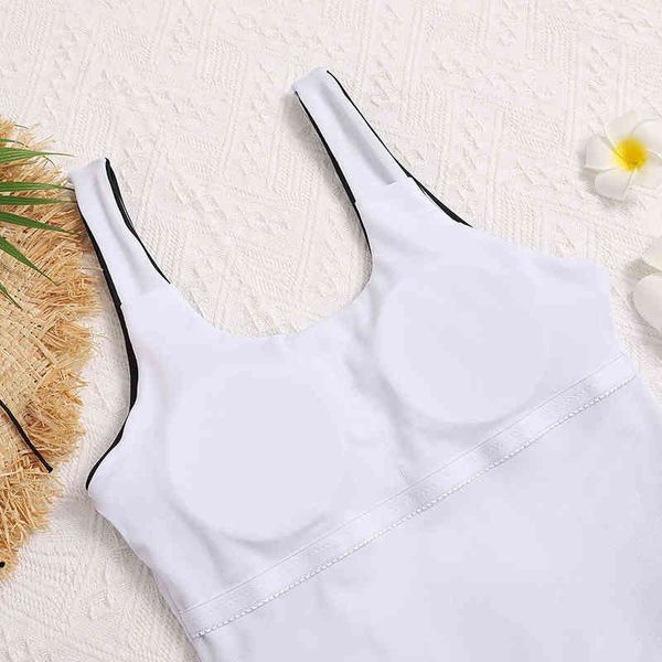 

2022 swimsuit women's bikini red holiday swimsuit, White;black