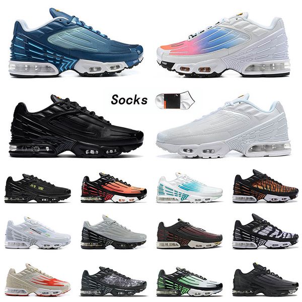 

2022 tn plus 3 running shoes for men women with red symbol triple black white laser blue deep royal fashion mens trainers sports og sneakers