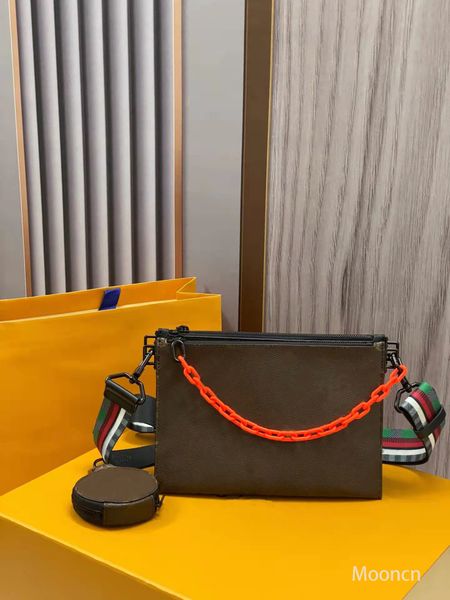 

m59681 men women bags designer bag handbags canvas combination bags three piece collection 25*17*1.5