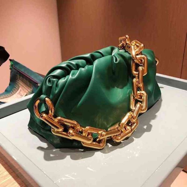 

shoulder bags hobos de cadenas gruesas para mujer bolso hombro cuero mano suave un 1215
