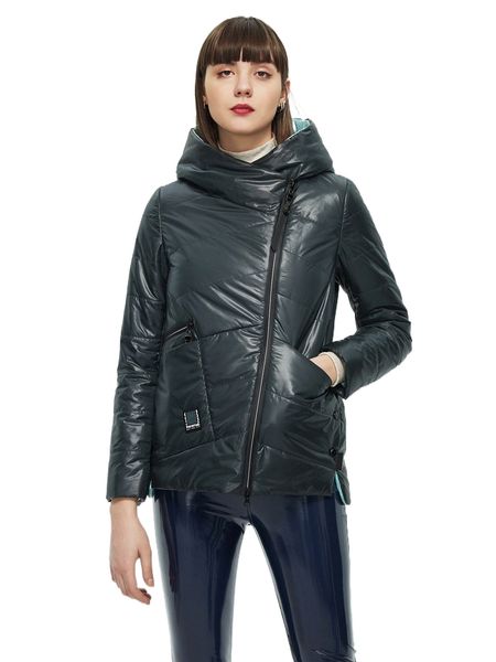 

letter patch zip up hooded winter coat p5ly#, Black