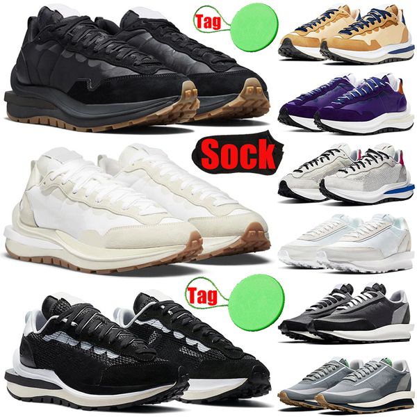 

waffle vaporwaffle mens casual shoes clot pegasus fragment undercover ldwaffle ld pure platinum sail black gum men women trainers sports sne