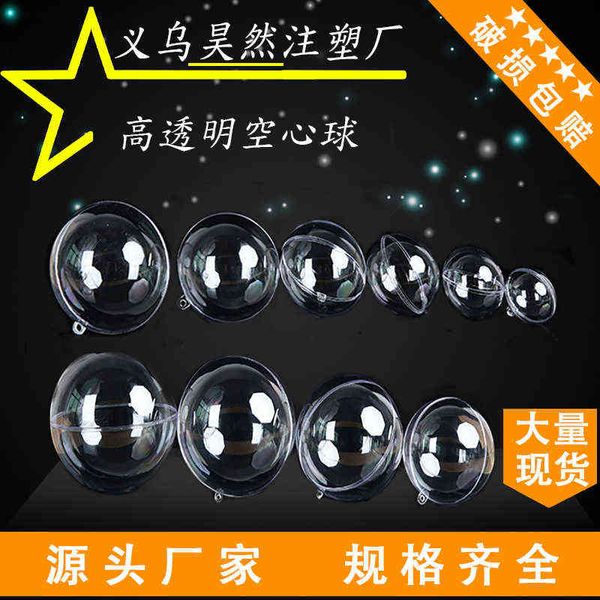 

factory outlet high transparent christmas ball ps plastic hollow eternal flower festival decoration pendant