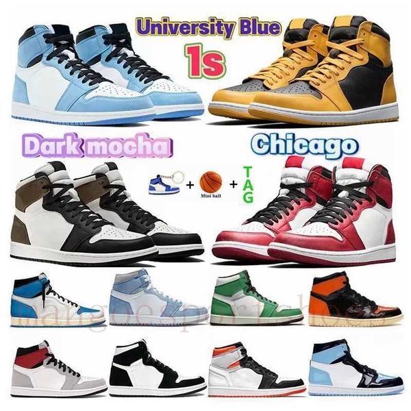 

2022 jumpman 1 basketball shoes university blue 1s hype royal court purple light smoke grey twist obsidian unc pine green sports outdoor