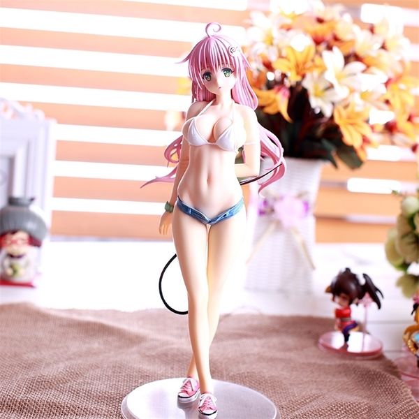 Anime-Actionfiguren To Love Ru Lala Satalin Deviluke Cast Off Sexy Figurnie Sammlerstück Modell 220520