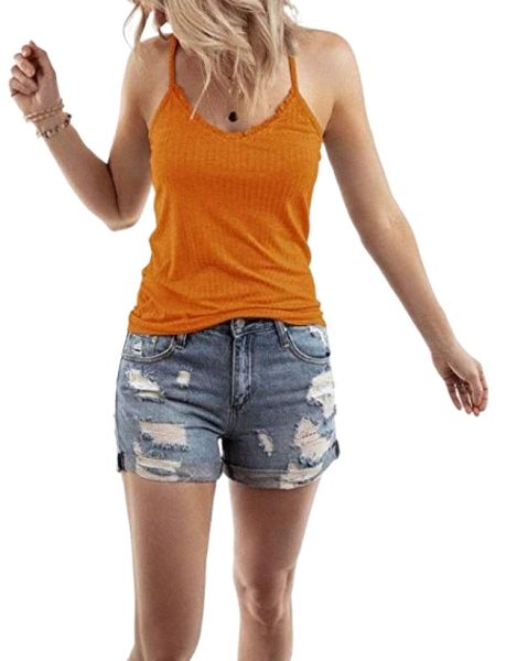 

2019 fashion e-commerce explosions ladies camisole 2 colors optional h6fi#, White