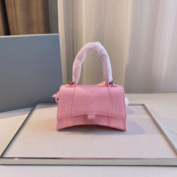 

designers bags luxurys women crossbody shoulder bag large capacity handbag alligator pattern lady purse black and pink