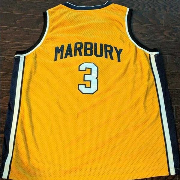 CHEN37 UOMING GIOVANI DONNE GIOVANI VTG Stephon Marbury Basketball Jersey Dimensione personalizzata qualsiasi nome o maglia numero