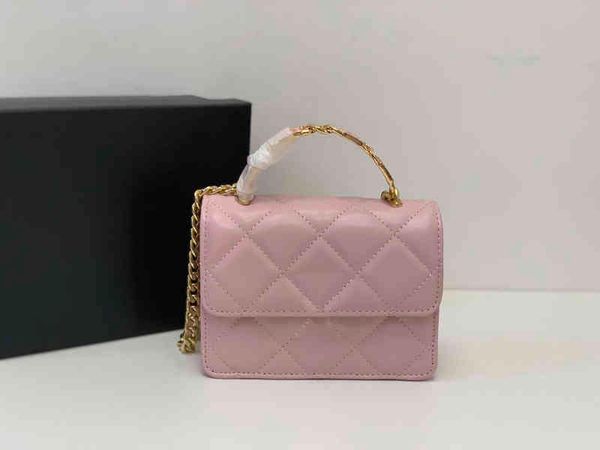 

2022 luxury brand bag female handbag leather portable chain handbag shoulder messenger