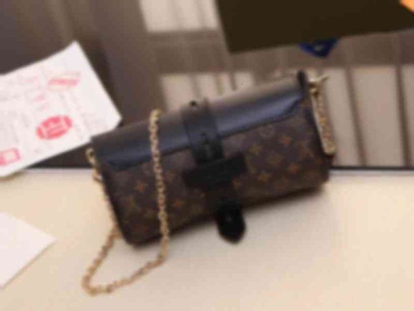 

lvs ggs bags simple women brand atmosphere shoulder temperament gift luxury po size m43903 versatile 18.59x9.5x7.5cm handbag clutc wxajx, Brown;gray