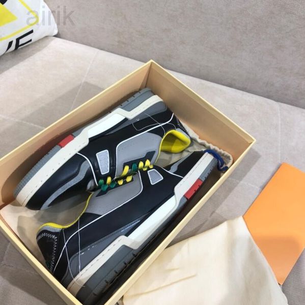 

2021 designer casual sport shoe men trainer sports shoes tpu combination bottom sneakers size 39-45, Black