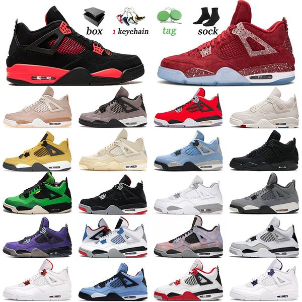 

jumpman 4 basketball shoes black cats 4s canvas mens womens sneakers sports zen master military black new bred white oreo red thunder toro b
