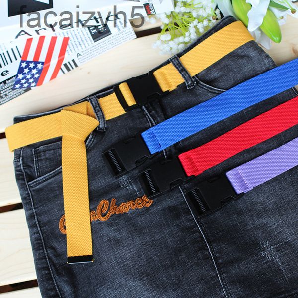 

belts designer beltstraight plastic buckle insert canvas female tactical solid color student military training outdoor 24y72020, Black;brown