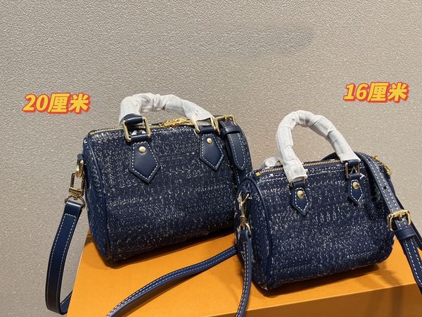 

designer shoulder bag for men and women denim pillow bag size 20cm16cm