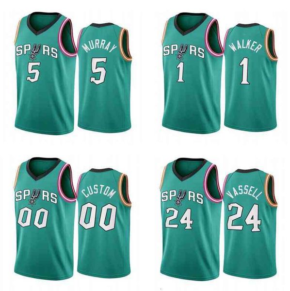 

basketball jersey dejounte murray 2022-23 city jerseys, Black