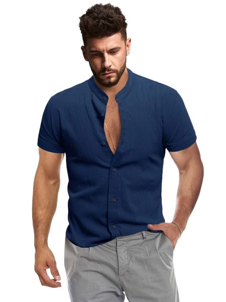 

men mock neck button up shirt q1bu#, White;black