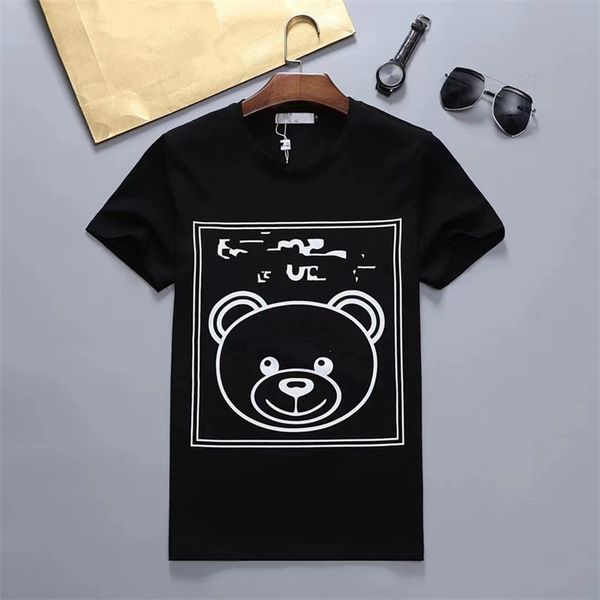 

brands designer man t shirt fashion man womens tshirts with letters print short sleeves asian size m-xxxl, White;black