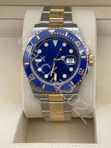 

zp factory luxury men's diving watch automatic mechanical cal.2823 m126613lb-0002 41mm 904l stainless steel double waterproof luminous, Slivery;brown