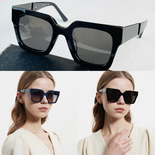 

2022 rectangle acetate tape sunglasses square pr36xs cycling sun glasses designer woman letter logo shades for men shades big frame polarize, White;black