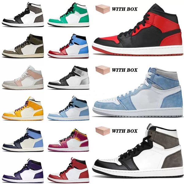

with box jumpman 1 1s high cut basketball shoes mid banned hyper royal sports shoes dark mocha mens women twist trainers off sneakers
