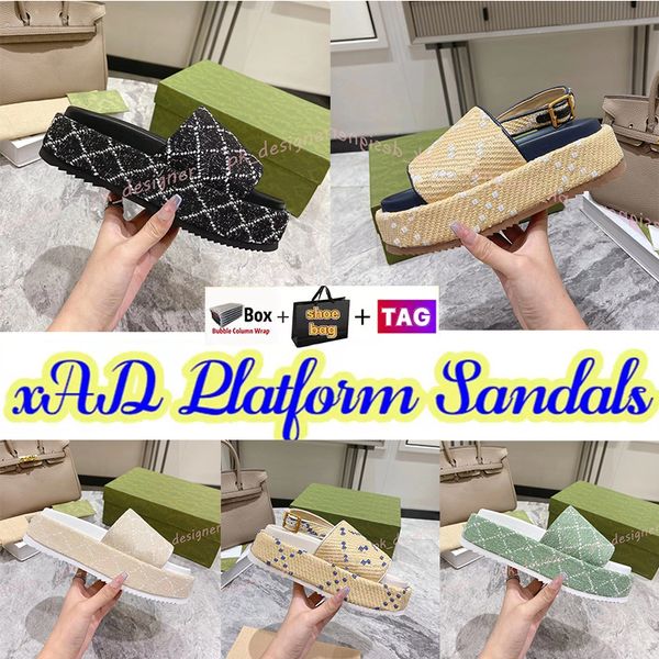 

2022 designer slippers women platform slipper classics rubber slides solid color flip flops non slip sandals thick bottom flat shoes size 35, Black