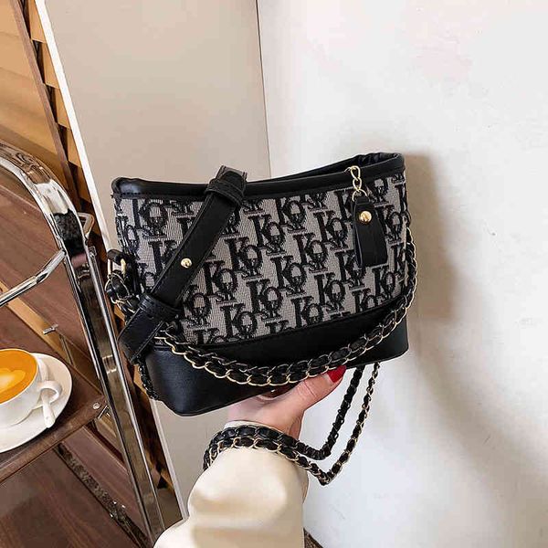 

fashion chain bag 2022 spring summer women's single shoulder double wandering small