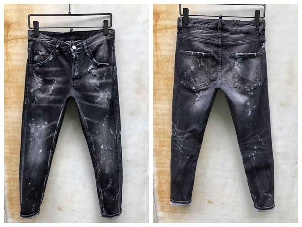 

mens jeans denim black ripped pants men s italy fashion biker motorcycle rock reviv, Blue