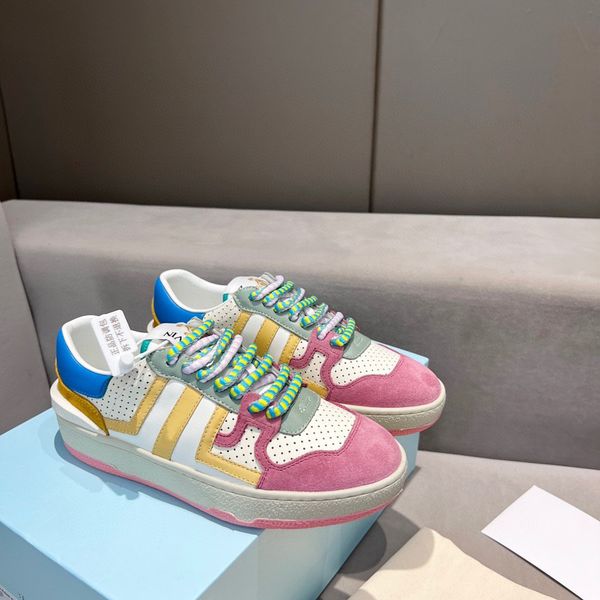 

casual shoes platform sneakers men women chunky shoe beige green yellow light blue pastels white fluo pink black white height increase train