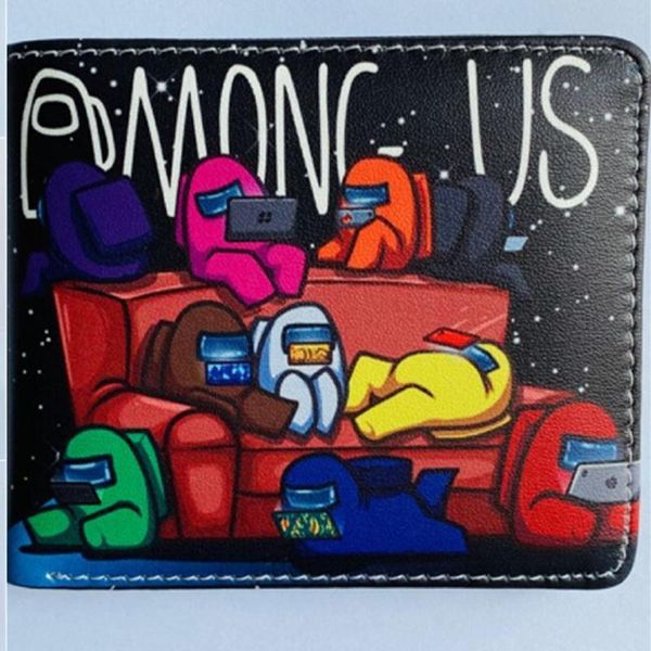 

wallets wallets pu cartoon wallet multi-card banknote student coin purse, Red;black