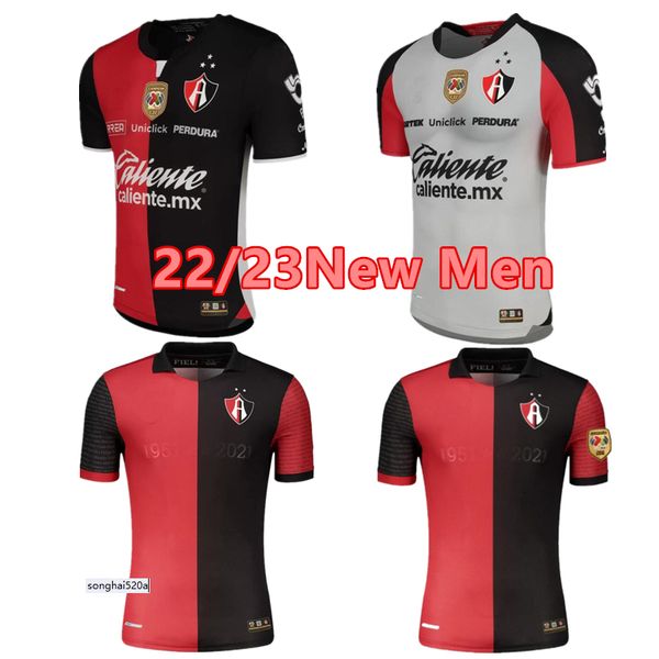 

2021 2022 2023 atlas soccer jerseys fc 3 stars furch garnica m.caraglio reyes home away 3rd commemorative 21 22 23 football shirt s-2xl, Black;yellow