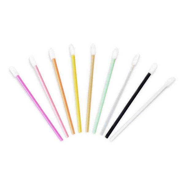 

50pcs disposable lip brush set lipstick mascara wands cleaning eyelash eyebrow make up applicators tools 0308