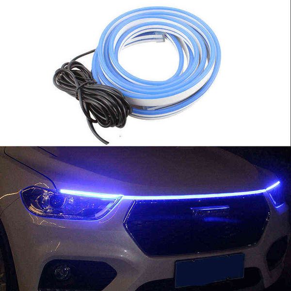 180 cm Outdoor Auto Led Licht Streifen Tagfahrlicht Außen Dekor Lichter Flexible Auto Atmosphäre Lampe Auto Licht Zubehör y220708