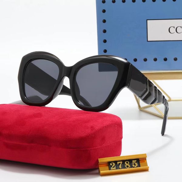Летние солнцезащитные очки для мужчин Женщины Стиль Мода PATY Ночь на день рождения Пластина Планка Рамка Верхние Княжные Очки