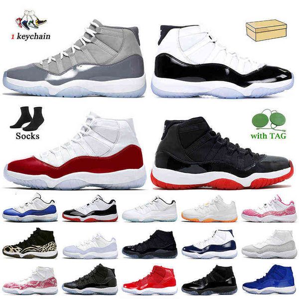 

jumpman 11 basketball shoes 11s cherry cool grey concord high bred pure violet with box unc womens mens trainers lows citrus gamma blue