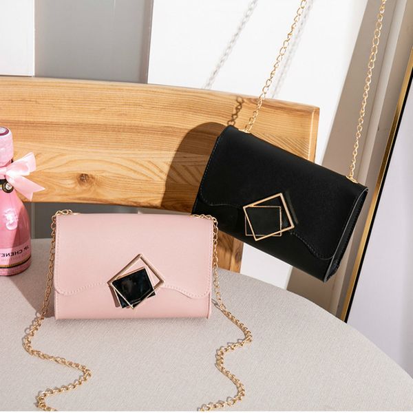 

ladies small square bag 2022 pu leather shoulder fashion crossbody buckle chain handbag handbags wholesale
