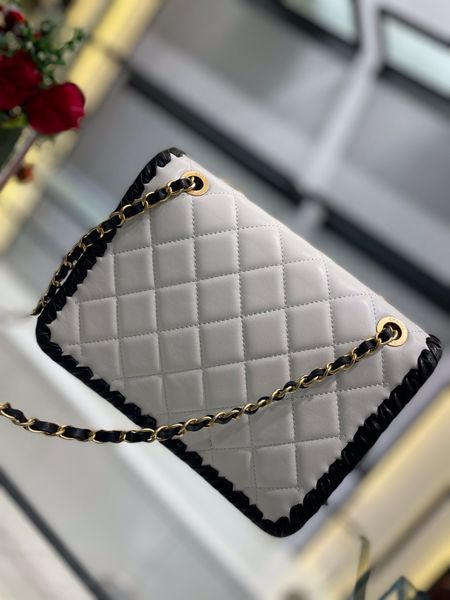 

women chainbag 2022 new black woven piping tofu bag mothers fathers day birthday valentines christmas thanksgiving brand genuine leather