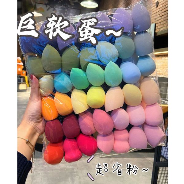 

10 50 100pcs sponge cosmetic puff bulk wholesale beauty egg set water drop puff makeup super soft make up blender 220722