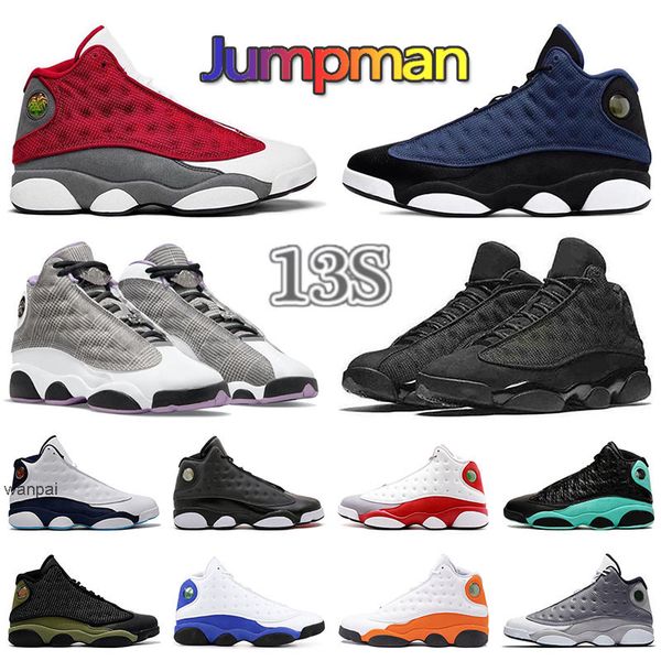 

13s red flint vs brave blue couple basketball shoes jumpman 13 designer outdoor sport sneakers reverse bred houndstooth low